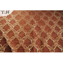 Tissu de couverture de canapé de style gemotric chenille pour l&#39;Amérique du sud